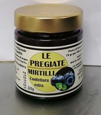 confettura extra di Mirtilli prodotto artigianale di alta qualità 220 g