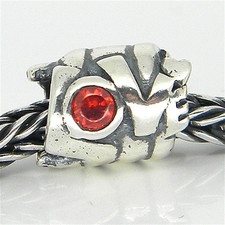  PERLINA VETRO DI MURANO AUTENTICA ARGENTO STERLING 925 ADATTA PERLE CHARM EUROPEO S 500