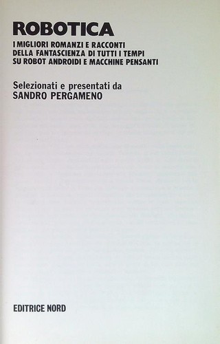Robotica prima edizione - robotica,