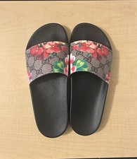 Gucci Slides Pink Floral