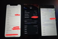 3 iPhone (1x Xr, 2x 7Plus) 64