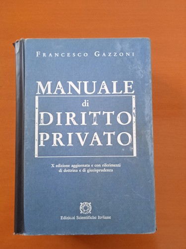 Manuale diritto privato - di,