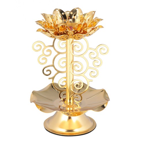 Candeliere oro piattini - candeliere,