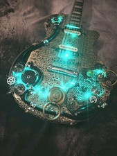 Chitarra Elettrica Steampunk