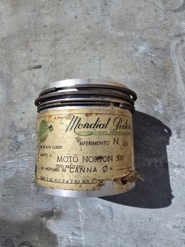 Pistone mondial norton 500cc - norton,