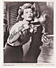 Rita hayworth autografo - hayworth,