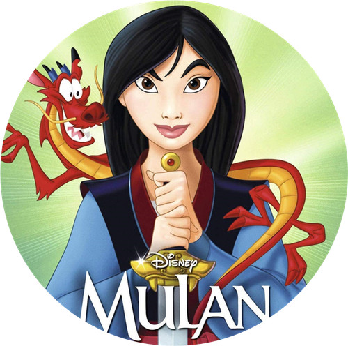 Cialda mulan film - cialda, cartone