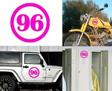 Numero 96, Adesivo In Vinile