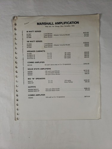 Marshall nov 1976 brochure - brochure, e