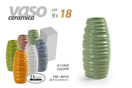 Vaso ceramica fiori - ceramica,
