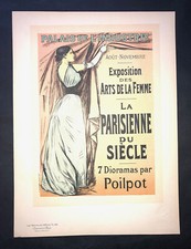 MAITRES AFFICHE - FORAIN - LA PARISIENNE DU SIECLE - POSTER ORIGINALE - PL.186