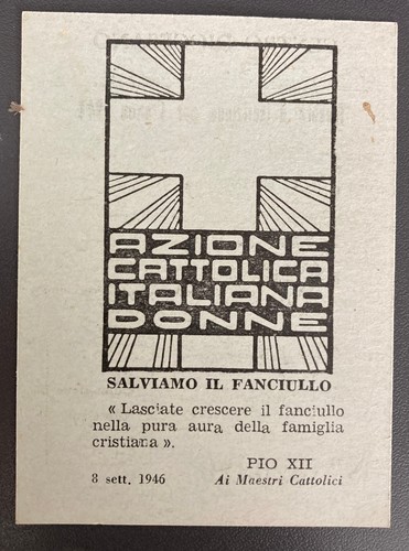 Tessera azione cattolica - tessera,