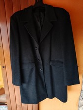 Cappotto nero 80% lana taglia