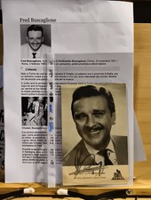 AUTOGRAFO ORIGINALE FRED