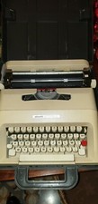 MACCHINA DA SCRIVERE VINTAGE OLIVETTI LETTERA 35 CON CUSTODIA 