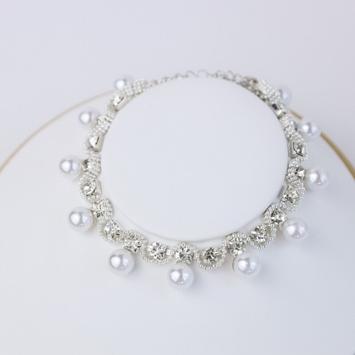 Collana collare diamante - collana,