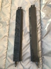 COPPIA CORNICE SOTTO FARI MERCEDES W 124 200 CE Grigio Scuro Metallizzato