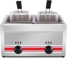 Friggitrice a gas GPL doppio