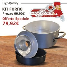 KIT FORNO MAGIC COOKER SENZA COPERCHIO (SI PUO' ACQUISTARE A PARTE)