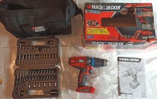 BLACK&DECKER - Trapano Avvitatore 18V Mod. EGBL188 + Kit Punte - Senza Batterie