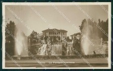 Torino Città Fontane Luminose Foto cartolina MZ8888