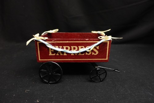 Carrozza legno marrone con - in,