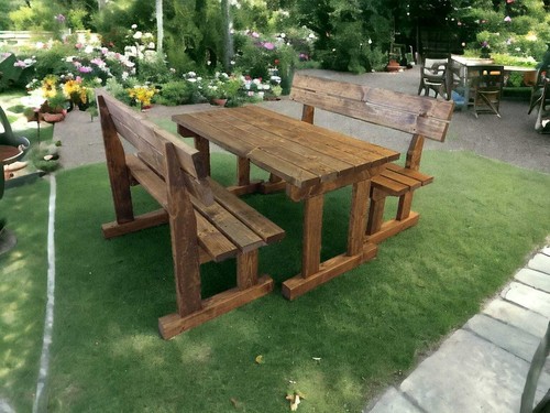 Tavolo picnic set - picnic, birreria