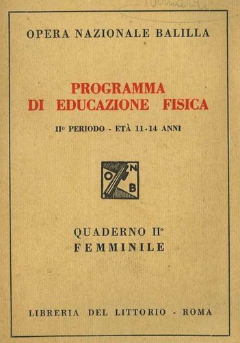Opera nazionale balilla - opera,