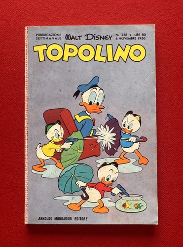 Topolino 258 prima edizione - topolino,