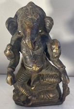 Ganesh Antico Bronzo Himalaya