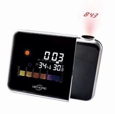 Sveglia da Comodino Digitale con Proiettore Igrometro Orologio Data 
