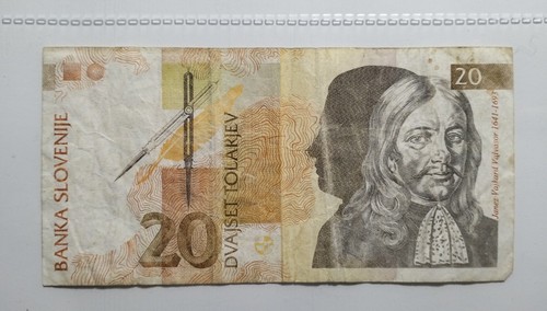 Banconote mondiali slovenia - mondiali,