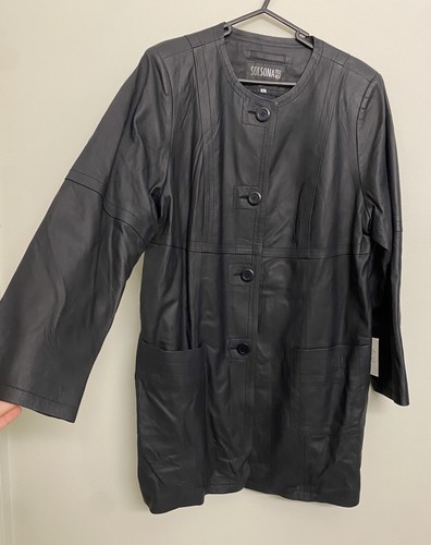 Giacca pelle cappotto - , lungo