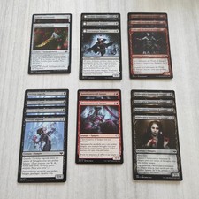 Mazzo carte Magic Rosso Nero VAMPIRI Blood token INNISTRAD Promessa Cremisi mtg