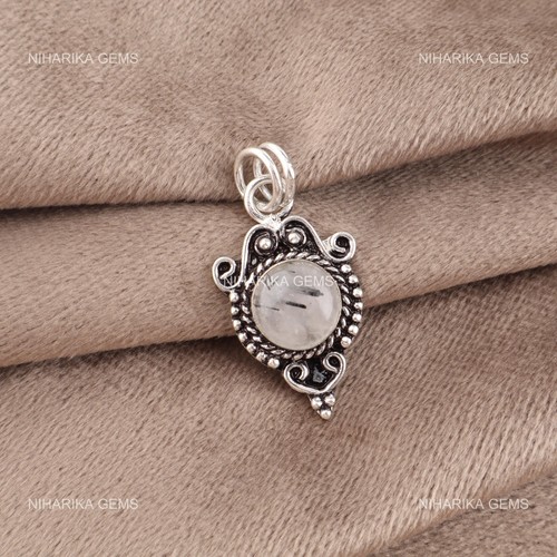 Ciondolo elegante round - elegante, pietra