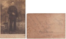 Militari 1a Guerra - fotocart. di un prigioniero Italiano in Germania (divisa..)