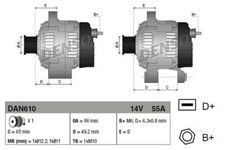 Alternatore per fiat coup - alternatore,