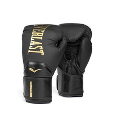 Guanti da Boxe Everlast Elite 2 12oz, Oro/Nero, per Sacco, Allenamento e Sparrin