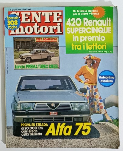 I101612 gente motori 1985 - i101612, n