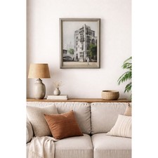 Dipinto olio paesaggio urbano