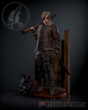 Leon Scott Kennedy Resident Evil (3D) kit modellino stampato scala 1:8/1:10/1:12/1:14