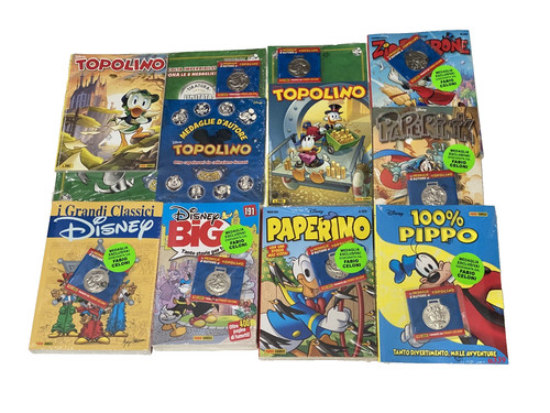 Topolino medaglie autore - topolino, d'autore