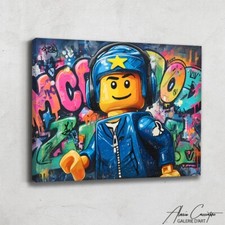 Lego Street Art Stampa