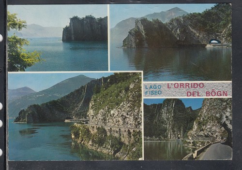 Cartolina lago iseo orrido - cartolina, d'iseo