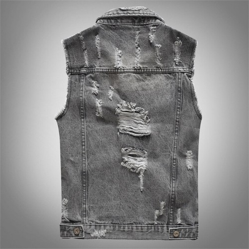 Uomo jeans biker gilet - biker,