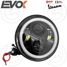 FANALE COMPLETO FARO ANTERIORE EVOK IRON LED VESPA PX 150 E FRENO A DISCO