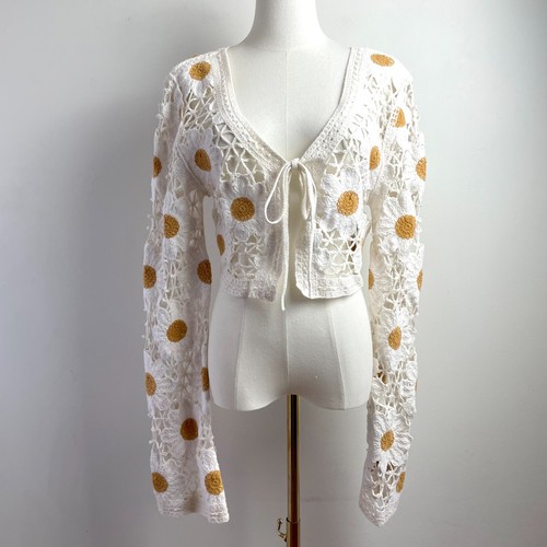 Maglia aperta all'uncinetto