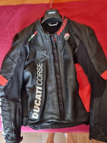 Giacca moto pelle ducati c6 - moto,