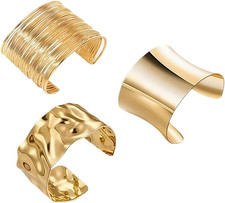 Set 3 Bracciali Donna Oro