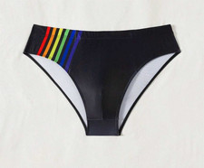 Slip da bagno uomo Pride righe